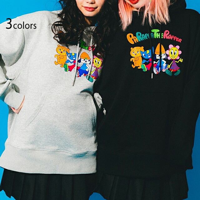 パラッパラッパー ベストフレンズフーデッドパーカー サクラスタイルセレクション 141203 ゆったりめ ユニセックス[new]画像