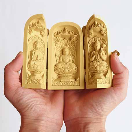 楽天市場】【仏像】蓮池の童たち仏師-今村宗圓作（高さ約11cm