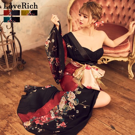 LoveRich  御召しもの 和柄 御召しもの 社交ダンス よさこい くぐつ女 コスプレ キャバドレス 大人気 ロング御召しもの 晴れ晴れしい 上演御召しもの 御召しもの