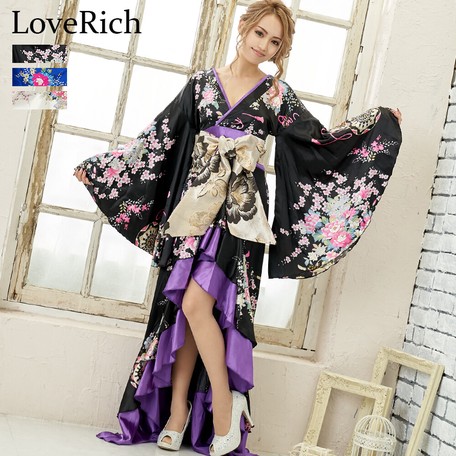 LoveRich  御召しもの 和柄 御召しもの 社交ダンス よさこい 浮かれ妻 コスプレ キャバドレス 大人気 ロング御召しもの 晴れ晴れしい 上演御召しもの 御召しもの