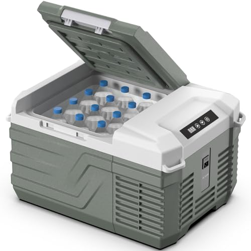 【2025最新】Alpicool 車載冷蔵庫 9L ポータブル冷蔵庫 急速冷凍 小型 -20℃～20℃ 45W省エネ 静音 3WAY電源対応 DC12V/24V AC100V 車載冷蔵冷凍庫 車載家庭両用 固定用穴付き トラック 車中泊 キャンプ アウトドア 現場 日本語説明書 NL9