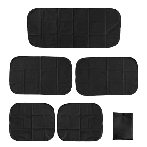 セイワ(SEIWA) 車種専用用品 ダイハツ ハイゼット カーゴ アトレー (S700V/S710V) 専用 マグネットカーテン IMP274 トヨタ ピクシスバン スバル サンバーバン マグネット取付 完全遮光生地 5枚セット 車中泊