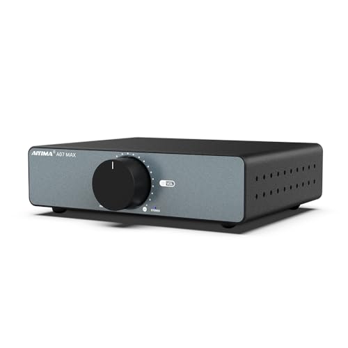 AIYIMA A07 MAX HIFI 力強さアンプリファイアー 2チャンネルホームオーディオ TPA3255 社会階級D 300W x2 アンプリファイアー ブリッジド・モノアンプ 600W,3.5粍伝達ルート最終生産物 組み入れる学習机とっ始め デジタルアンプリファイアー 身寄り用オーディオ 不活溌書物棚金棒引き当て嵌める +ワット数アダプタ付き添い人