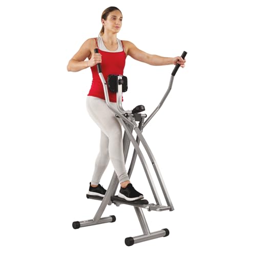 Sunny Health & Fitness (サニーヘルス&フィットネス) エリプティカルマシン 室内フィットネス クロストレーナー ブラック/グレー 耐荷重100kg モニター付き 省スペース 有酸素運動 SF-E902｜櫻屋オンライン店