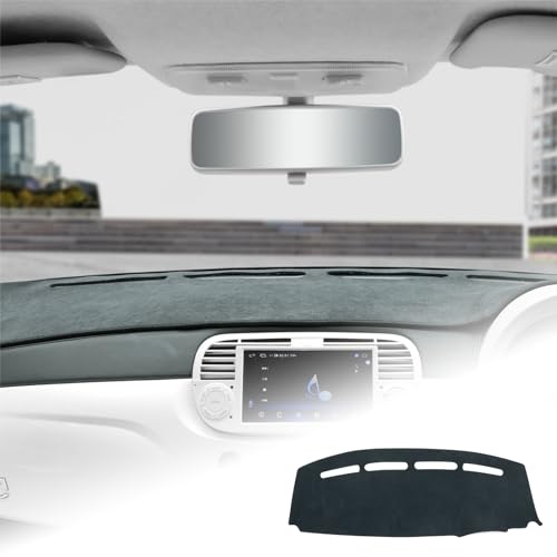 KUNGKIC フィアット Fiat 500 2008-2023 適用 右ハンドル ダッシュボードマット ダッシュボードカバー車内 内装パーツ 日焼け防止 ダッシュボードライト保護マット インテリア アクセサリー 黒