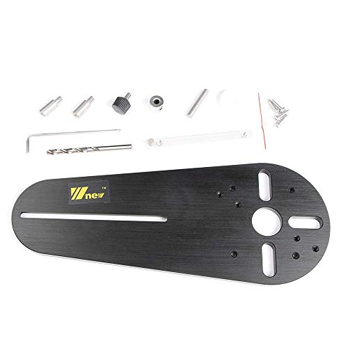 CarAngels トリマー用円切り冶具 サークルカット ベースプレート ルーター用 拡張サブベースプレート 直径20-670mm 円形加工 木材に円をくり抜き ベークライト製 (Bタイプ)