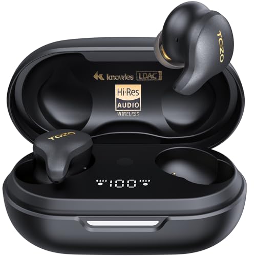 TOZO Golden X1 ワイヤレスイヤホン すべてが心に響く極上の真Hi-Fi音質 LDAC対応 ハイレゾ音質再生 混合ドライバー設計「バランスドアーマチュアドライバー（BAドライバー）とダイナミックドライバーの技術を組み合わせて」 イヤホン bluetooth アクティブ 17,107円