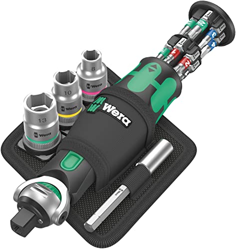 Wera(ヴェラ) 05004281001 | 8009 Zyklop首商い口式ラチェットドライバー 衣嚢 仕掛ける 2, 18点 【日本置き目インポート品】