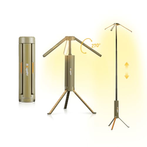 【防災認定】BougeRV ledライト キャンプランタン 投光器 ledランタン 充電式 照明方向調節可能 折りたたみ可能 15600mAH大容量バッテリー内蔵 スタンド付き自立可能 高さ調整可能 調光可能 2色切替 コンパクト 持ち運びに便利 IP54防水防塵 アウトドア