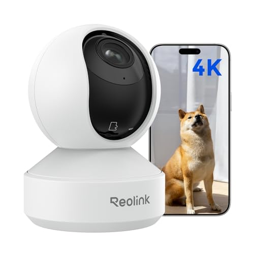 Reolink 愛玩動物写真機 4K 3倍光学望遠レンズ 5GHz 無線LAN 6相応う 見守り写真機 800万超高絵素 自動小銃追いかける 人工知能学重要人物/愛玩動物/わめき声さがし当てる もの言う花管する PTZ 屋内写真機 360°全針路防御すること 非公開流行り物 双方向電話を掛ける F1.6 暗視強化因子 防犯写真機 24h常時録画