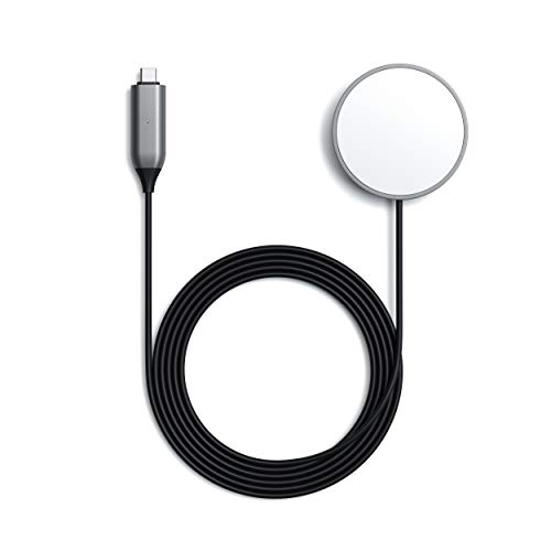 Satechi USB C マグネット式ワイヤレス充電ケーブル (マグネット式ワイヤレス充電器) - iPhone 16 Pro Max/16 Pro/16/16 Plus iPhone 15 Pro Max/15 Pro/15/15 Plusなどに対応