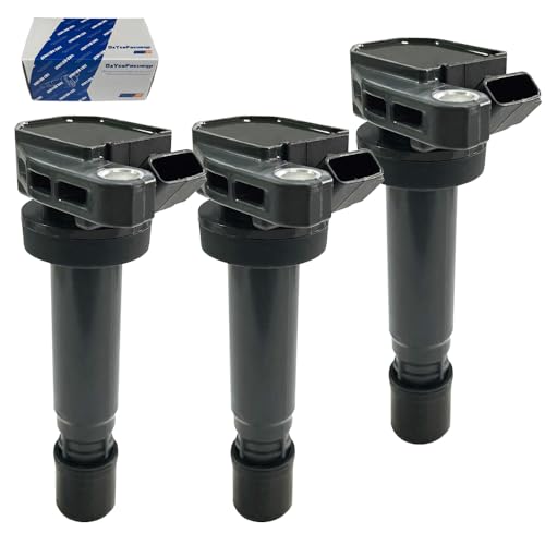 GzYcsFocusqp【3本セット】90048-52125 イグニッションコイル ３ピン ダイハツ用 タント ダイレクト/ミラジーノ S200 S210 S320 S330 L350 L360 90048-52126
