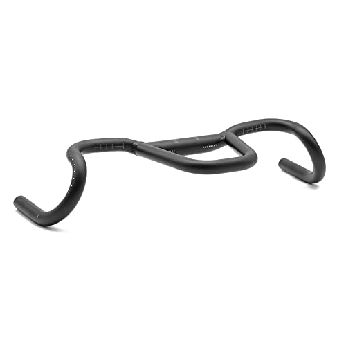 REDSHIFT Kitchen Sink Handlebar with Loop for Road, Gravel, Touring, and Commuter Bikes, Aluminum Drop Bar, 31.8粍 Clamp, with 20粍 of Rise, 53糎 Width