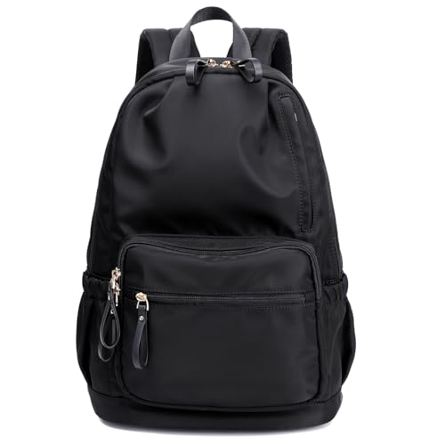 [PAOIXEEL] リュック レディース 大容量 A4 PC 通勤 通学 防水 軽量 マザーズバッグ 可愛い オシャレ 背面ポケット 旅行 リュックサック マザーズリュック ブラック