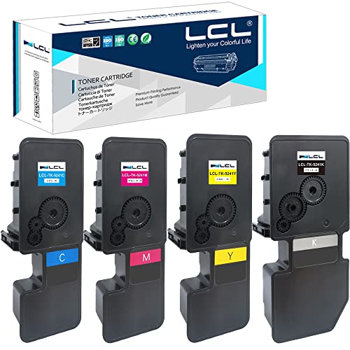 LCL （4色セット ブラック シアン マゼンタ イエロー） Kyocera用 京セラ用 TK-5241 TK-5241K TK-5241C TK-5241M TK-5241Y 互換トナーカートリッジ 対応機種：Kyocera ECOSYS M5526cdn M5526cdw P5026cdn P5026cdw