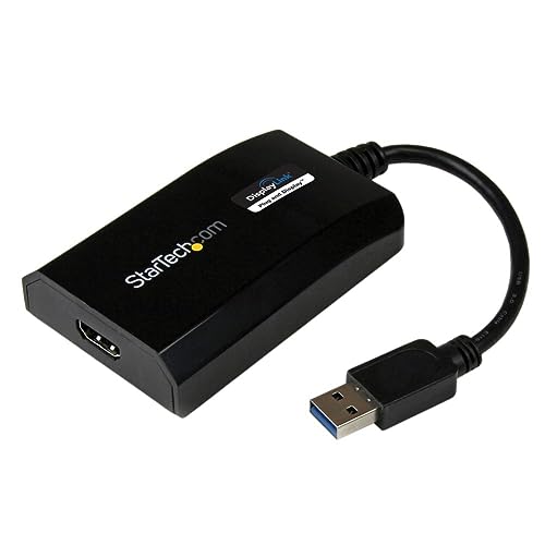 StarTech.com USB 3.0 - HDMIうつり変わりアダプター Mac相応うマルチモニター・ビデオカード DisplayLink御墨付き 固定ディスク 1080p USB32HDPRO