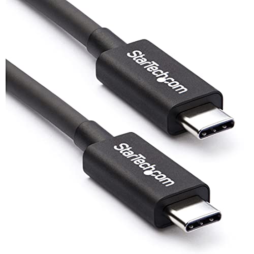 StarTech.com Thunderbolt 3 20Gbps USB-C 有線テレビ 2m サンダーボルト/ USB/ DisplayPort に相応う TBLT3MM2M