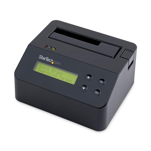 StarTech.com HDD/SSDスタンド／データ消去専用／PC不要またはUSB 3.0接続／1ベイ／2.5/3.5インチ／スタンドアローン型／消去モード9種／LCDディスプレイ／ DB-9プリンターポート／HDD イレーサー 完全消去 SDOCK1EU3P 34,138円