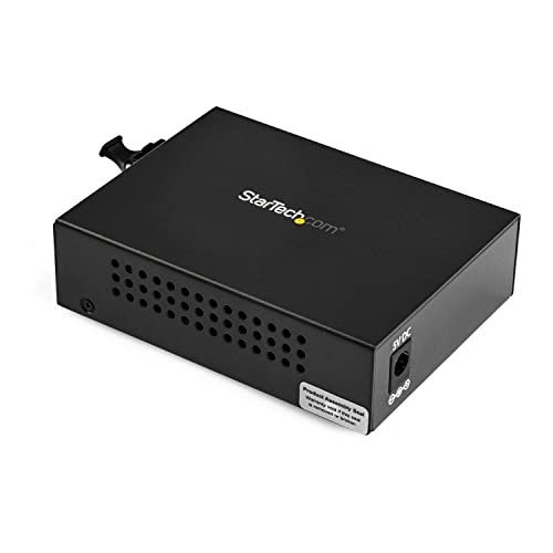 StarTech.com ギガビットイーサネット光メディアコンバータ コンパクト 850nm マルチモード LCコネクタ 10/100/1000Mbpsネットワーク MCM1110MMLC