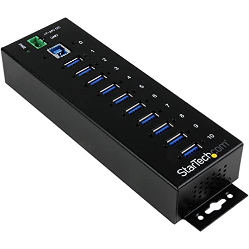 StarTech.com 10界面製作用USB 3.0こしき ESD防御すること/350Wサルゼ防御すること ウォールマウント相応う ST1030USBM