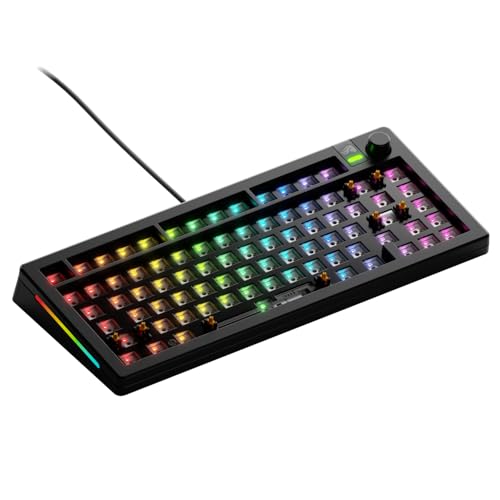 Glorious GMMK 3 75% Barebones Wired Black US割りつける MXメカニカルキースイッチ ベアボーンキット GLO-KB-GMMK3-75-BB-W-BLK-US KB0846