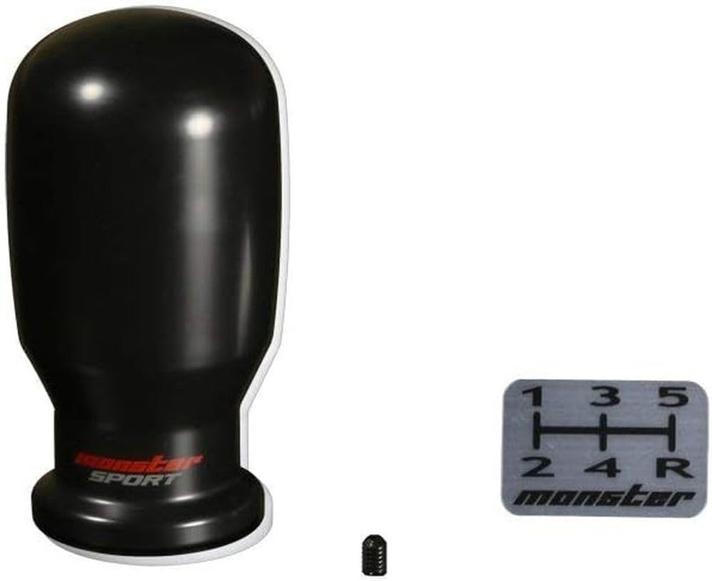 MONSTER SPORT シフトノブ Bタイプ (スティック型)/黒 差込タイプ アルトワークス HA36S他 MT車 831121-7350M