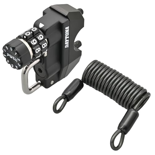 デイトナ(Daytona) バイク用 ヘルメットロック マスターシリンダー用(32mmピッチ) ヘルメットホルダー ダイヤルタイプ 49672