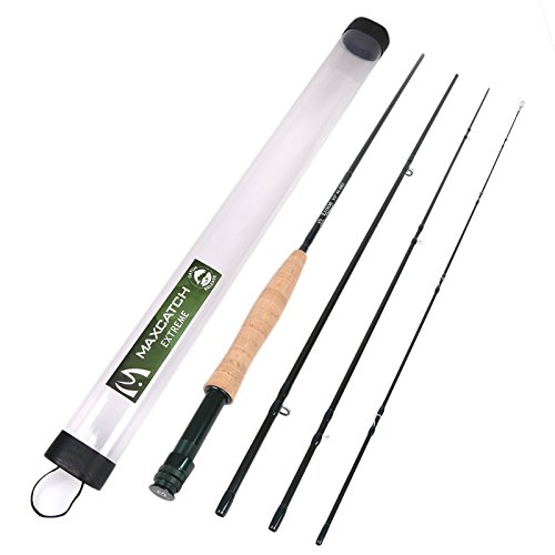M MAXIMUMCATCH Maxcatch Extreme フライカーボンロッド フライロッド 4本 サイズ（3/4/5/6/7/8/9/10wt） (3番(84”3wt))