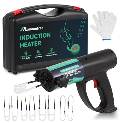 Mxmoonfree 磁気さそい出す暖房器 1500W 110V 8つ捲線付き添い人 雄捩子取りはずし 電磁熱する式 ナットリムーバー 錆びた中毒者の取りはずし