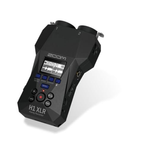 ZOOM ズーム H1 XLR ハンディレコーダー ブラック 黒 外部入力に特化した XLR/TRSフォーン/ステレオミニ端子搭載 カメラリグにマウント可能 32bitフロート録音対応2チャンネル入力 映像クリエイター ライブ録音 サウンドデザイナー｜櫻屋オンライン店