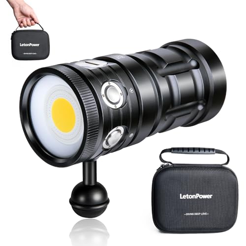 水中 ともし火、LetonPower TS S 労働者階級 10000Lumens 水中 100 m 飛び込み競技 ともし火、アクアラング ともし火、Type-C 申し受ける水中写真機 ともし火