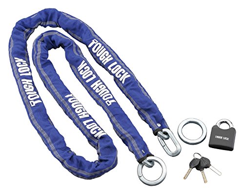 ヤマハ発動機(Yamaha) バイクロック TOUGH LOCK(タフロック) YL-01 チェーン+パッドロック 2.5m ブルー Q5K-YSK-107-T01｜櫻屋オンライン店
