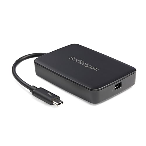 StarTech.com Thunderbolt 3 - Thunderbolt 取り替えっこアダプタ／Thunderbolt 3マイコンからThunderbolt 2管する\u0026境界線の外側計器への取り替えっこ／Thunderbolt 1.1粗末さ取り替えっこ／Mac \u0026 Windows／サンダーボルト TBT3TBTADAP