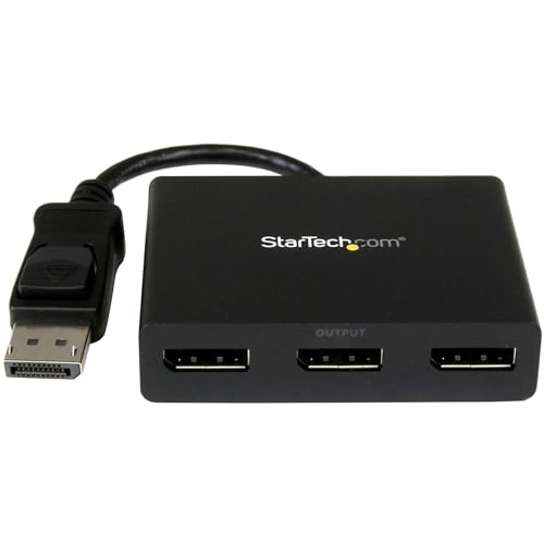 StarTech.com 3界面MSTこしき DisplayPort - 3x DisplayPort マルチモニタースプリッタ 4K相応う Windowsのみ相応う MSTDP123DP