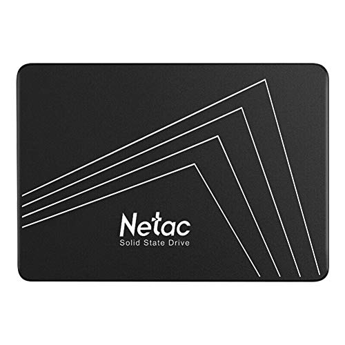 Netac SSD SATA3.0 6Gb/s 最大550MB/s 3D Nand採用 2.5インチ 金属 内蔵型 ssd PC PS4適用 静音 低消費電力 耐振動 耐衝撃性 120GB/240GB/480GB/2TB選択可能 N530S（ブラック） (480, GB)