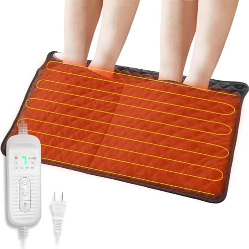 楽天市場】電気足温器 フットウォーマー 【8秒で速暖 2人用90*50cm 】7
