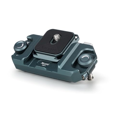 XILETU XQD1 カメラホルスター カメラホルダー バックパッククリップ キャプチャー型 Arca-Swiss規格1/4ネジプレートクイックリリースクランプ 簡単脱着 リュッククリップ ウエストクリップ ベルトクリップ 一眼レフDSLR Digital SLR