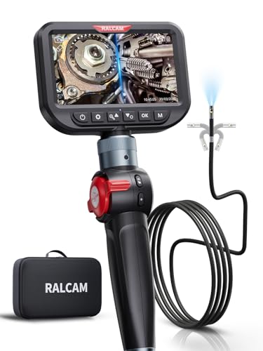 Ralcam 衣料繊維領域 デュアル写真機 先っちょモビール式 6.5粍超細径 二道のり等しく映画化 5inIPS液晶 暗所相応うLED 産業用内視鏡写真機 IP67雨合羽防塵 車検取りつくろう用 労働者階級遣りかた 日本語相応う (6.5MM-1.5M半強直有線テレビ)