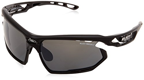 ルディプロジェクト(RUDYPROJECT) スポーツ サングラス 偏光レンズ FOTONYK フォトニック マット ブラック フレーム/ポラール 3FX グレイ レンズ/ブラック バンパー SP455906-0000