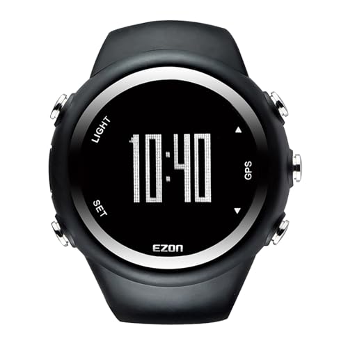 GPS ランニングウォッチ 山登り用ウオッチ 雨合羽5非同期転送モード 超長独居室 スポーツウォッチ 内蔵歩数計 人並み外れたな日に贈りたい、長く使える時辰儀 EZONT031B01