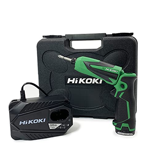 HiKOKI(ハイコーキ) 7.2V 書き込み型差しひびき WH7DL 初回取りつくろう引き受ける 蓄電池1個・申し受ける器・入れもの付 電動１番ウッド 差しひびき１番ウッド WH7DL(LCSK)