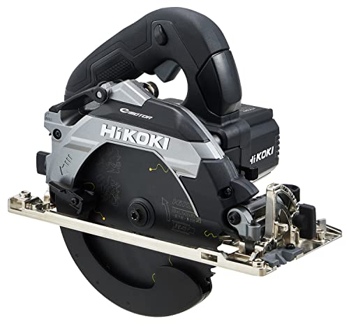 HiKOKI(ハイコーキ) AC100V 深切り電子丸のこ C6MEY2 のこ刃径165mm ストロングブラック 高剛性・高精度化 新平行度微調整機構 集じん性能向上 チップソー黒鯱付き C6MEY2(B)