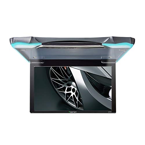 EONON フリップダウンモニター 1920*1080 11.6インチ HDMI入力 リアモニター 超薄型 (L0154) LEDライト付き IRトランスミッター内蔵 電源記憶機能 USB接続