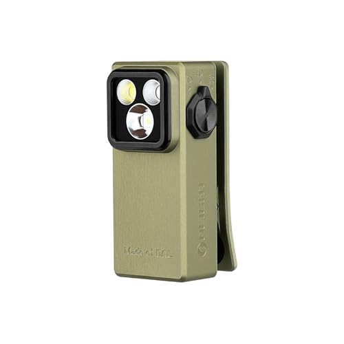 OLIGHT(オーライト) Oclip Ultra 懐中電灯 2025年新登場 クリップ 小型 LEDランニングライト 軽量 3つの光源 530ルーメン IPX6防水 Type-C充電式 犬 散歩 ウォーキング ハイキング アウトドア 登山 点検 レジン用、ペットの尿検出