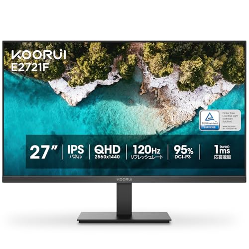 楽天市場】KOORUI モニター 27インチ ディスプレイ フルHD IPS 非光沢