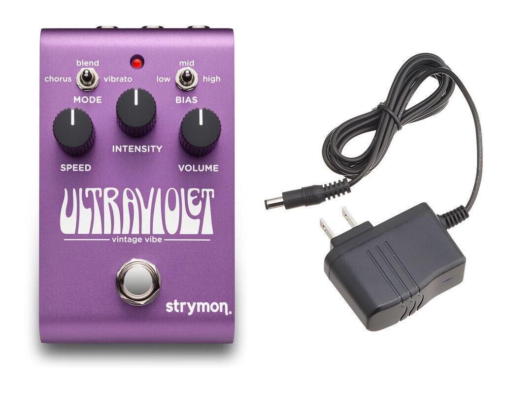 Strymon UltraViolet Vintage Vibe + DC9/550 コーラス / ビブラート ストライモン/純正アダプター付【送料無料】【ポイント5倍】
