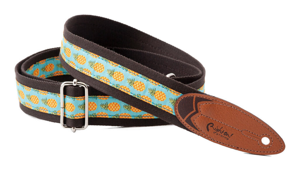 RightOn! STRAPS SURF MALIBU BROWN ギター・ベース・ウクレレストラップ【送料無料】【ポイント5倍】