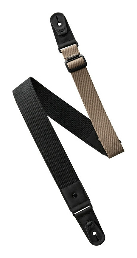 basiner DURA STRAP VG Black Khaki ギター / ベース用 ストラップ【送料無料】