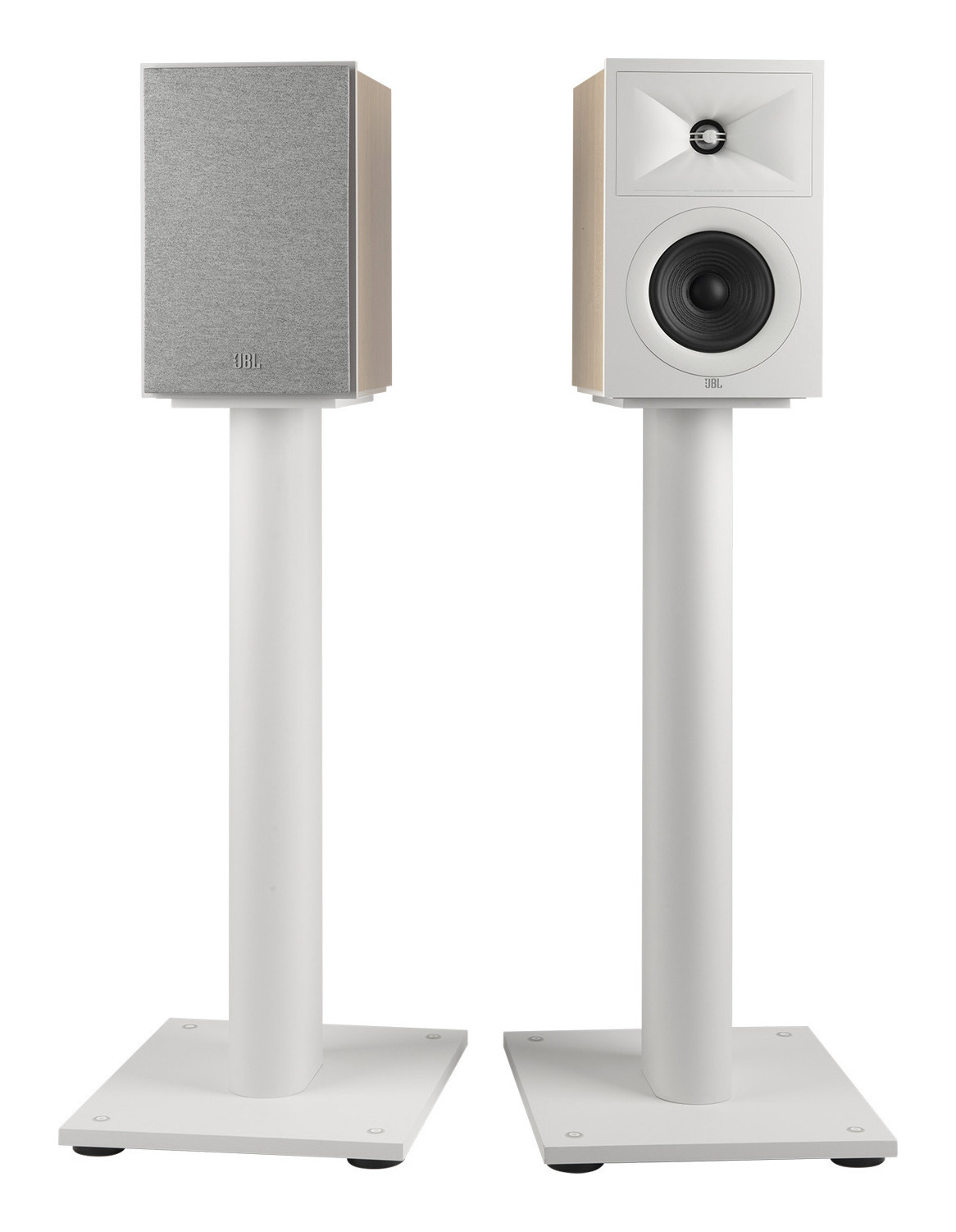 JBL STAGE 250B WHT + STAGE FS STAND WHT (ありの実) White/Latte ブックシェルフスピーカー JBL250BWHT/完全無欠照明ランプ付【貨物輸送無料】