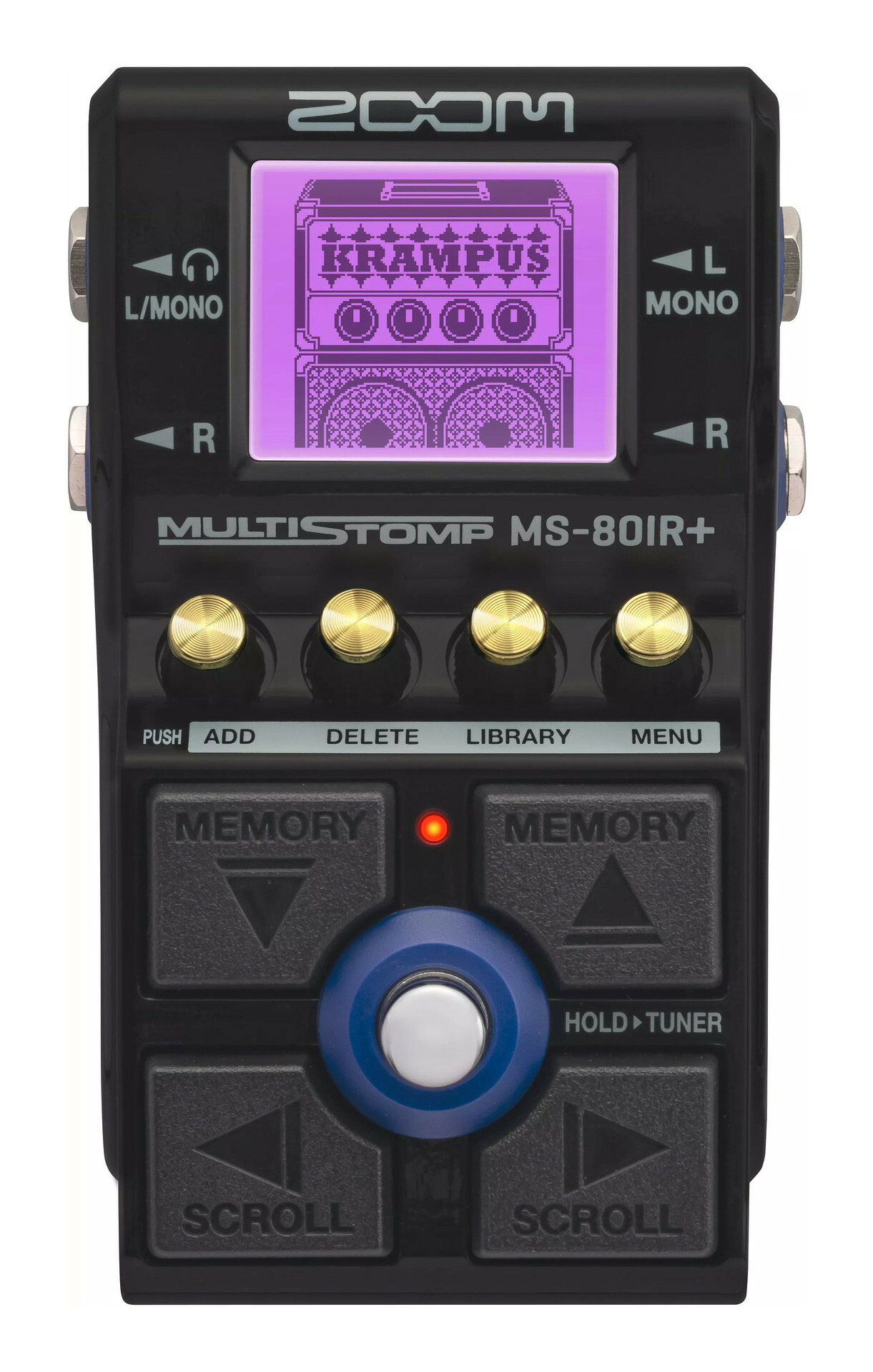 ZOOM MS-80IR+ 23種類のギターアンプをストンプボックス1台に いつでもどこでも極上のアンプサウンド マルチレイヤーIR採用【送料無料】【ポイント5倍】